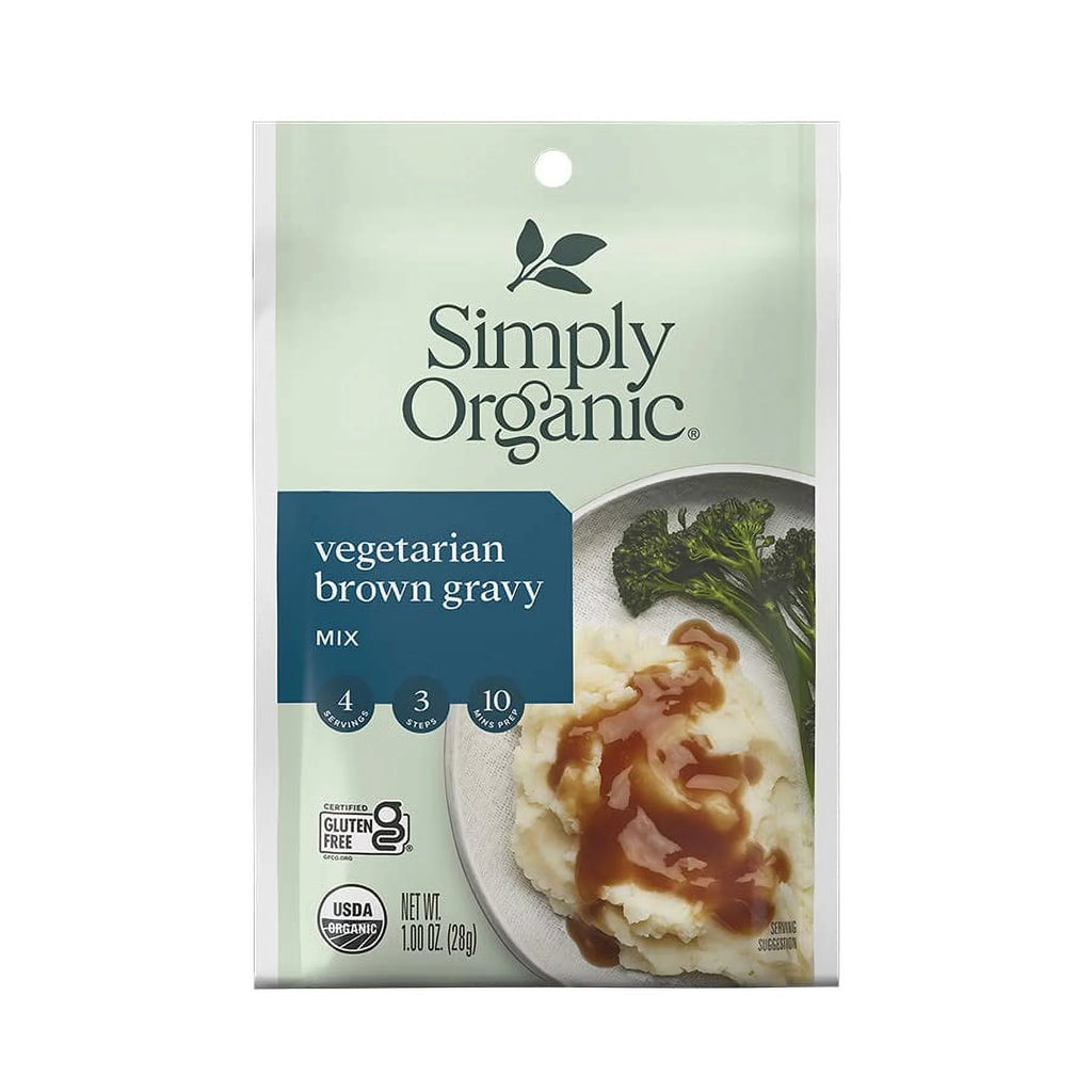 Organic Vegetarian Brown Gravy Mix 1 oz Pack of 12 X312