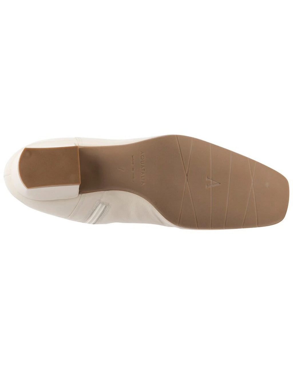 White Weatherproof Leather Boots R430041
