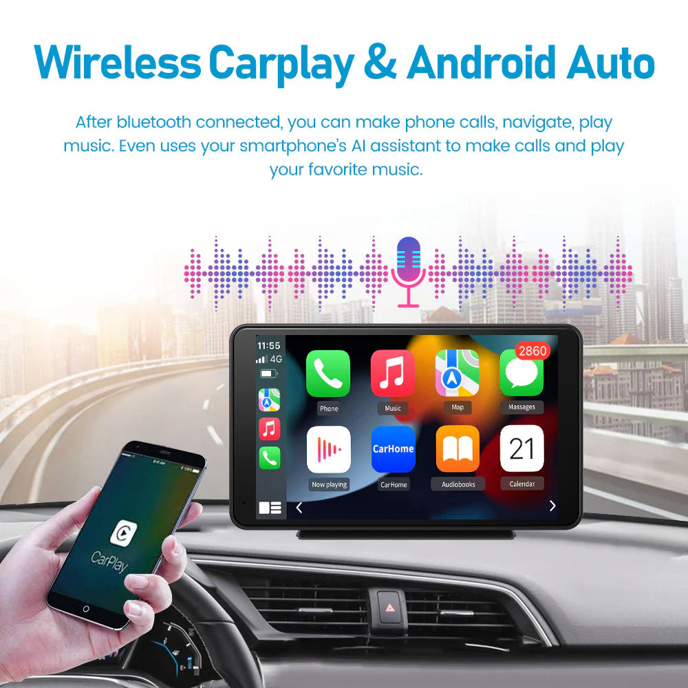 Portable 7Inch Touch Screen Car Stereo Z77992