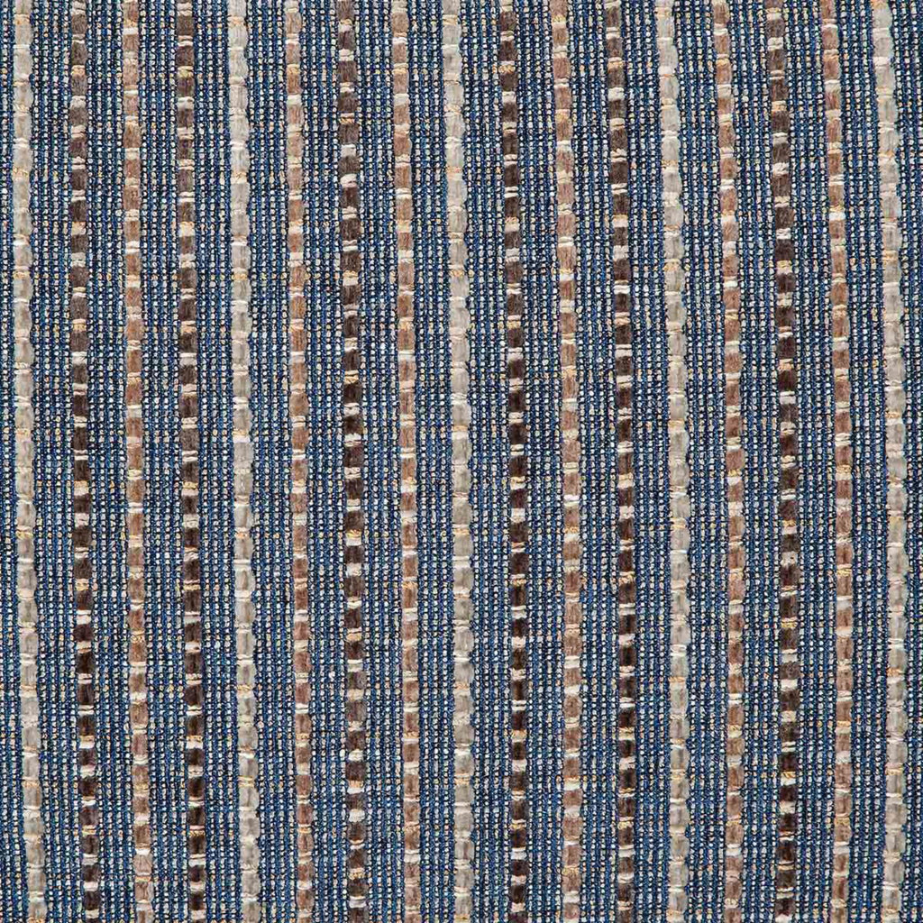 Blue Striped Fabric Chair I982471