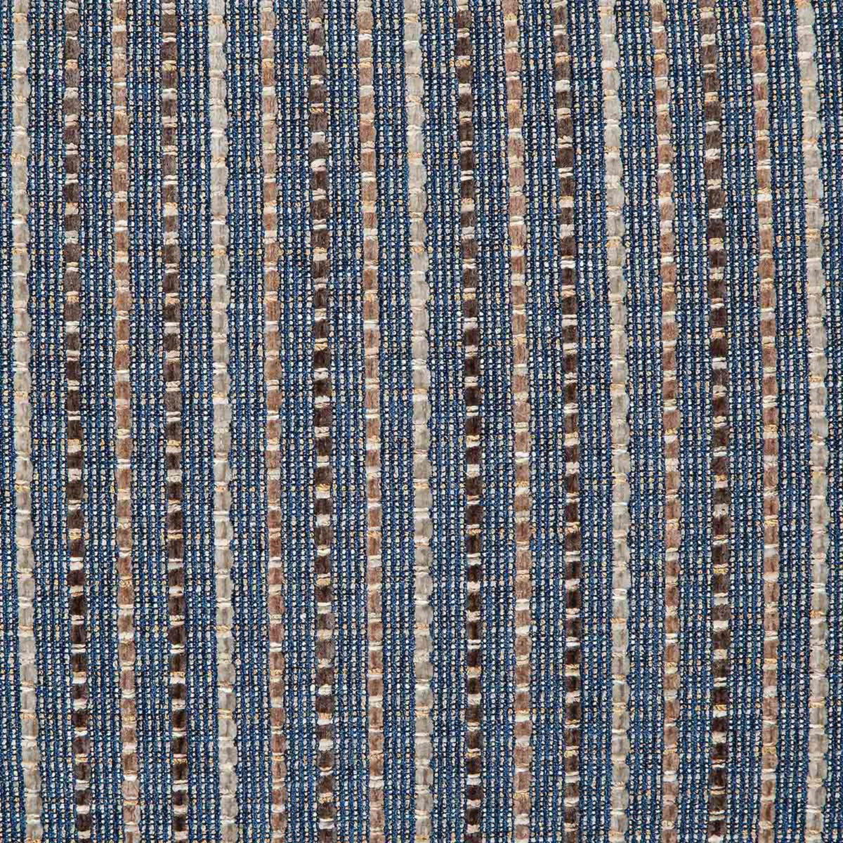 Blue Striped Fabric Chair I982471