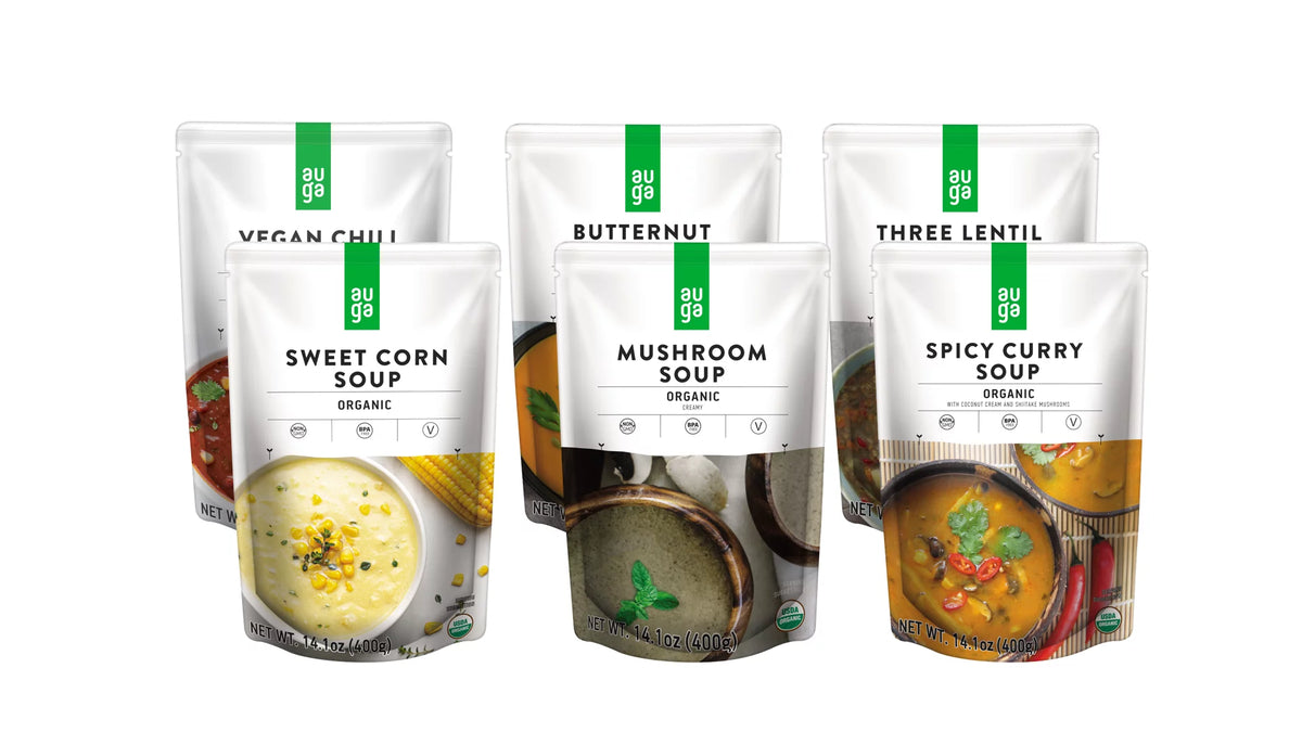 14.1oz (6-pack) Organic Vegetable Soup Variety Bundle T3567