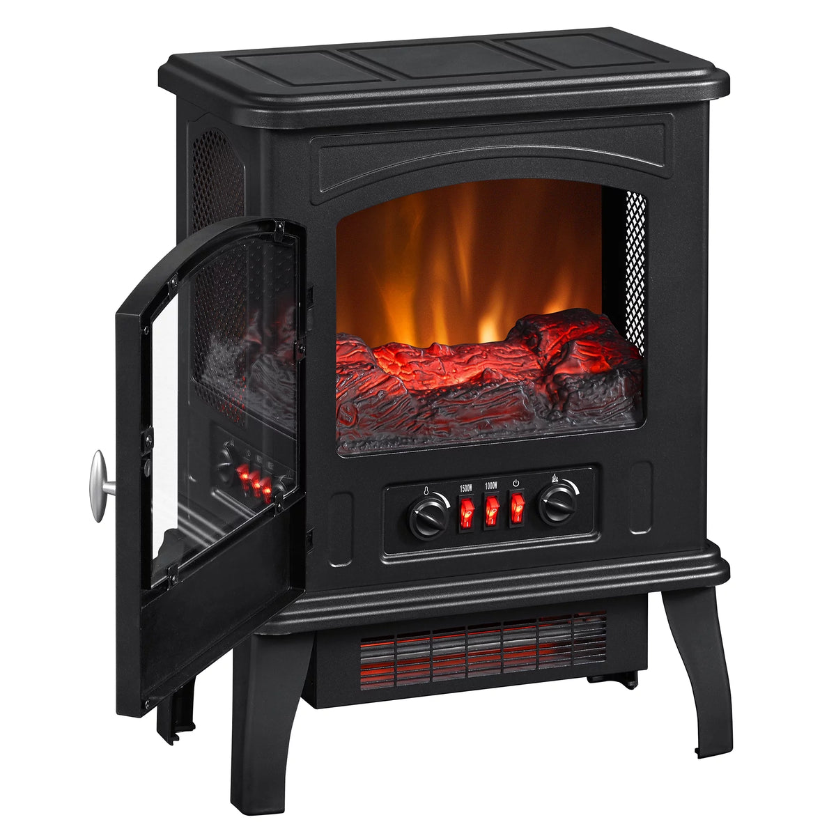 Infrared Quartz Electric Fireplace Stove Heater B153131