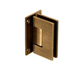 Antique Brass Adjustable Wall Mount Full Back Plate Hinge Q388