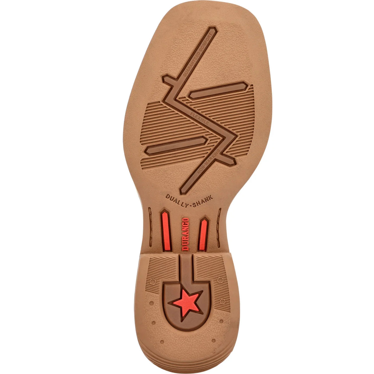 Little Kid's Brown and White Western Boot D1667