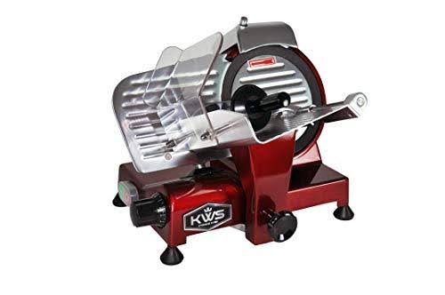 320W Electric Meat Slicer 10-Inch with Non-Sticky Teflon Blade Y75214