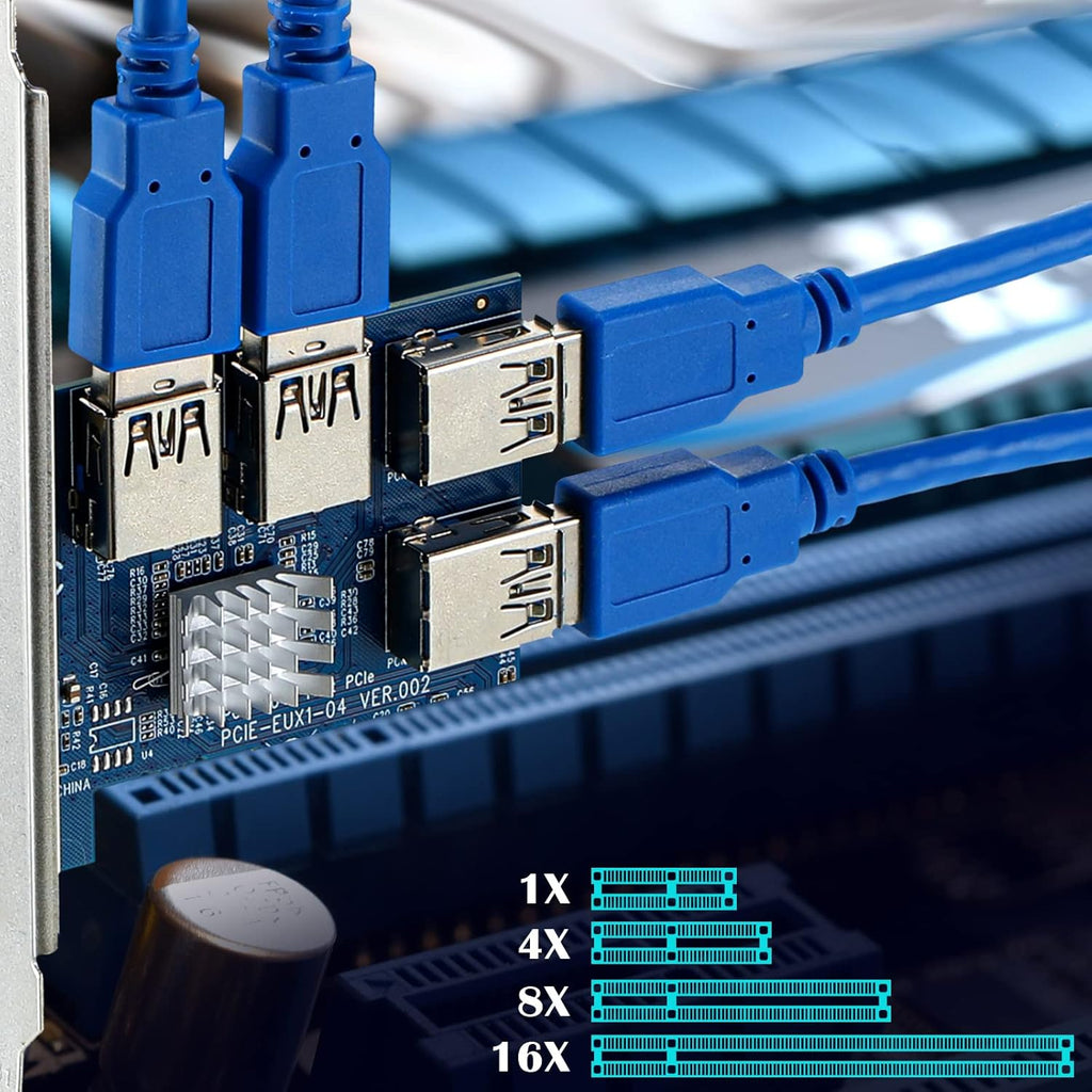 PCIE Riser Card Adapter Set Pack of 2 T662805