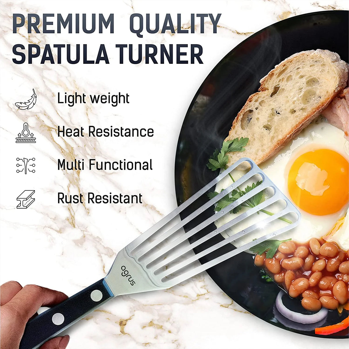 Stainless Steel Fish Spatula N472