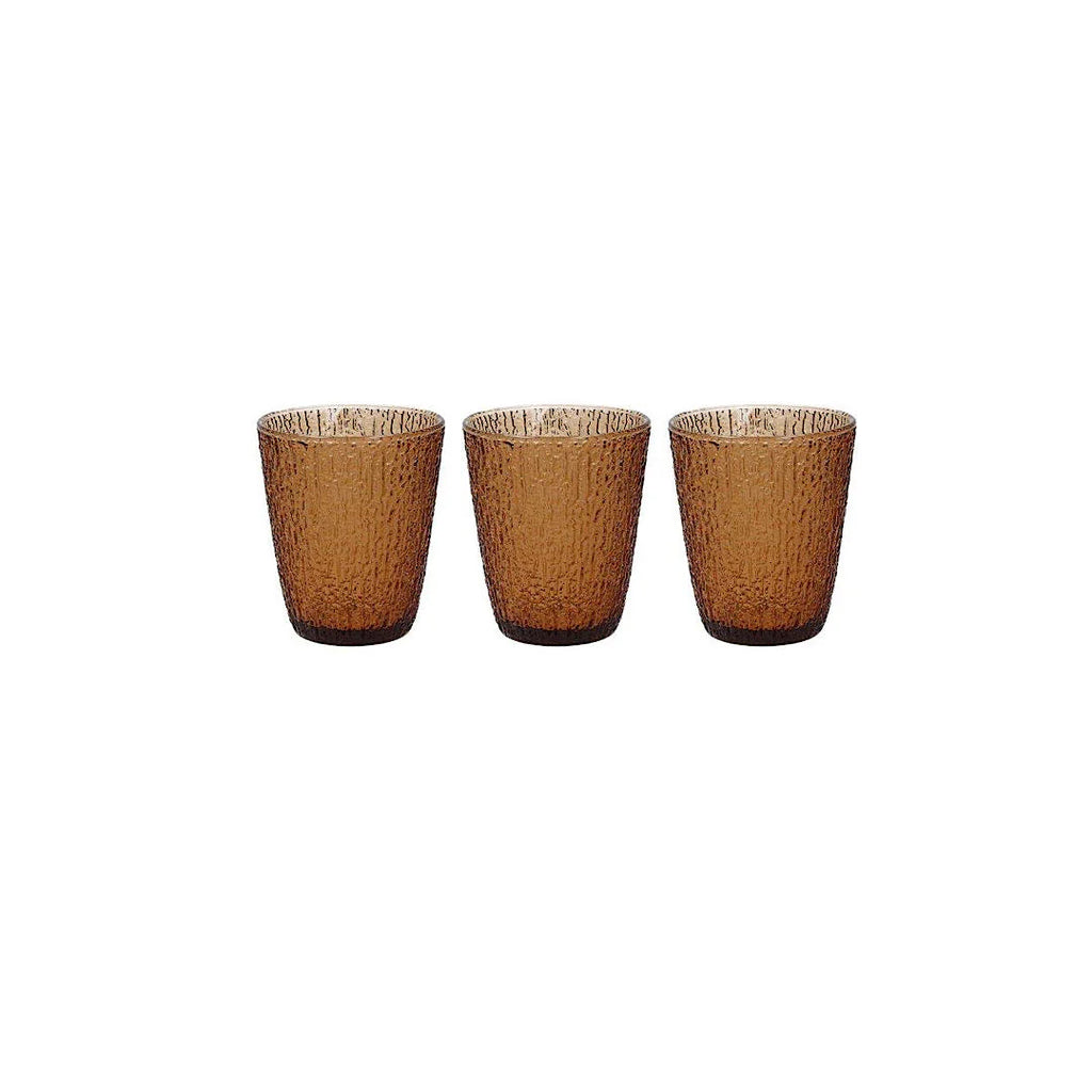 Set 3 Amber Glasses M10075