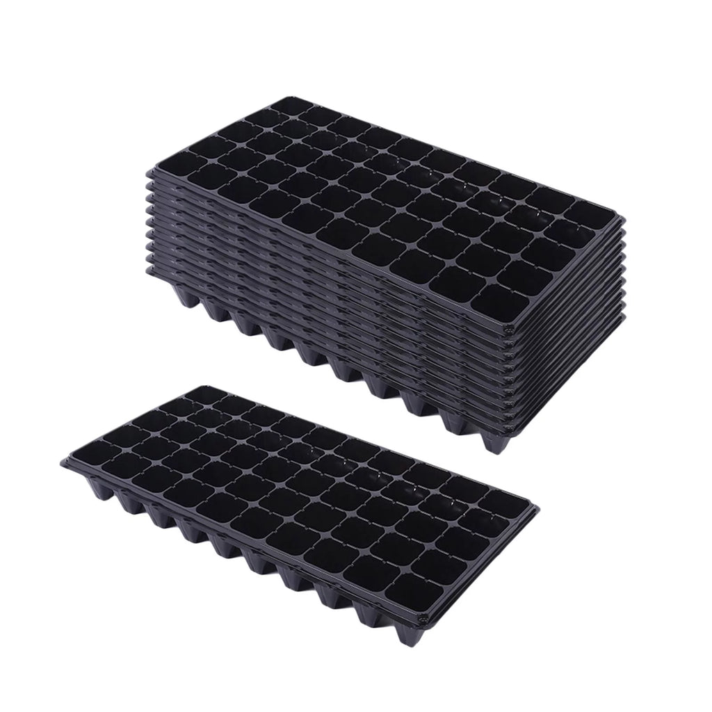 10 Pieces Seedling Trays with Holes Y196621