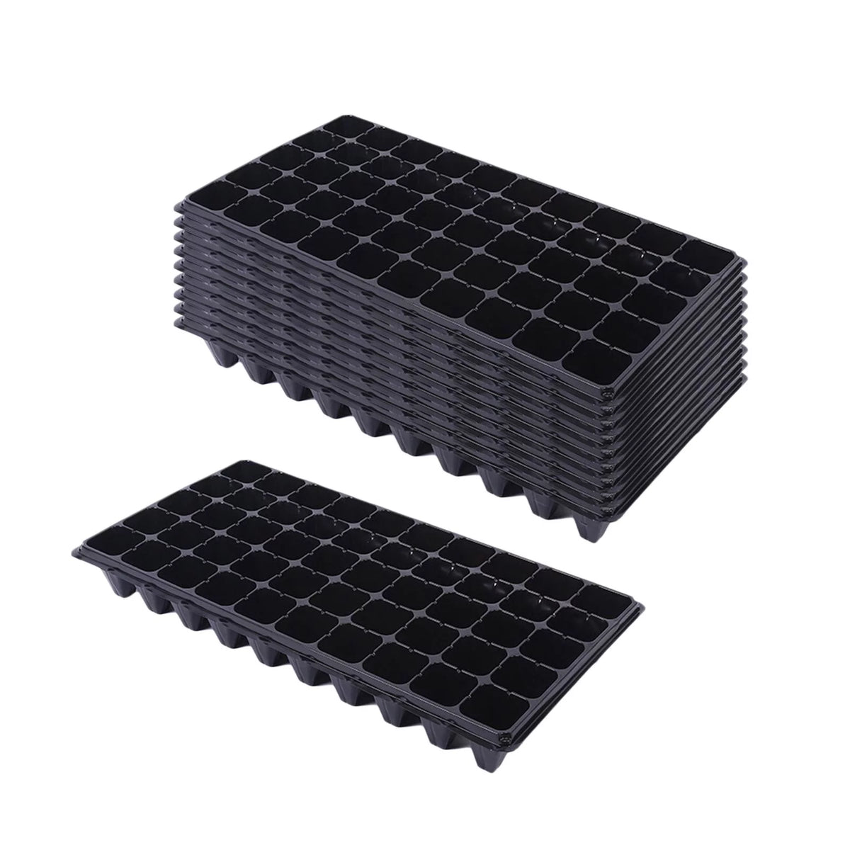 10 Pieces Seedling Trays with Holes Y196621