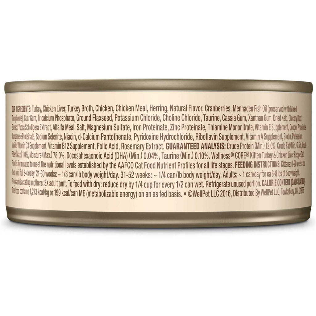 Grain-Free Turkey & Chicken Liver Pate Canned Kitten Food R8861