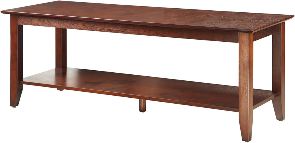 Cherry Coffee Table with Shelf M80045