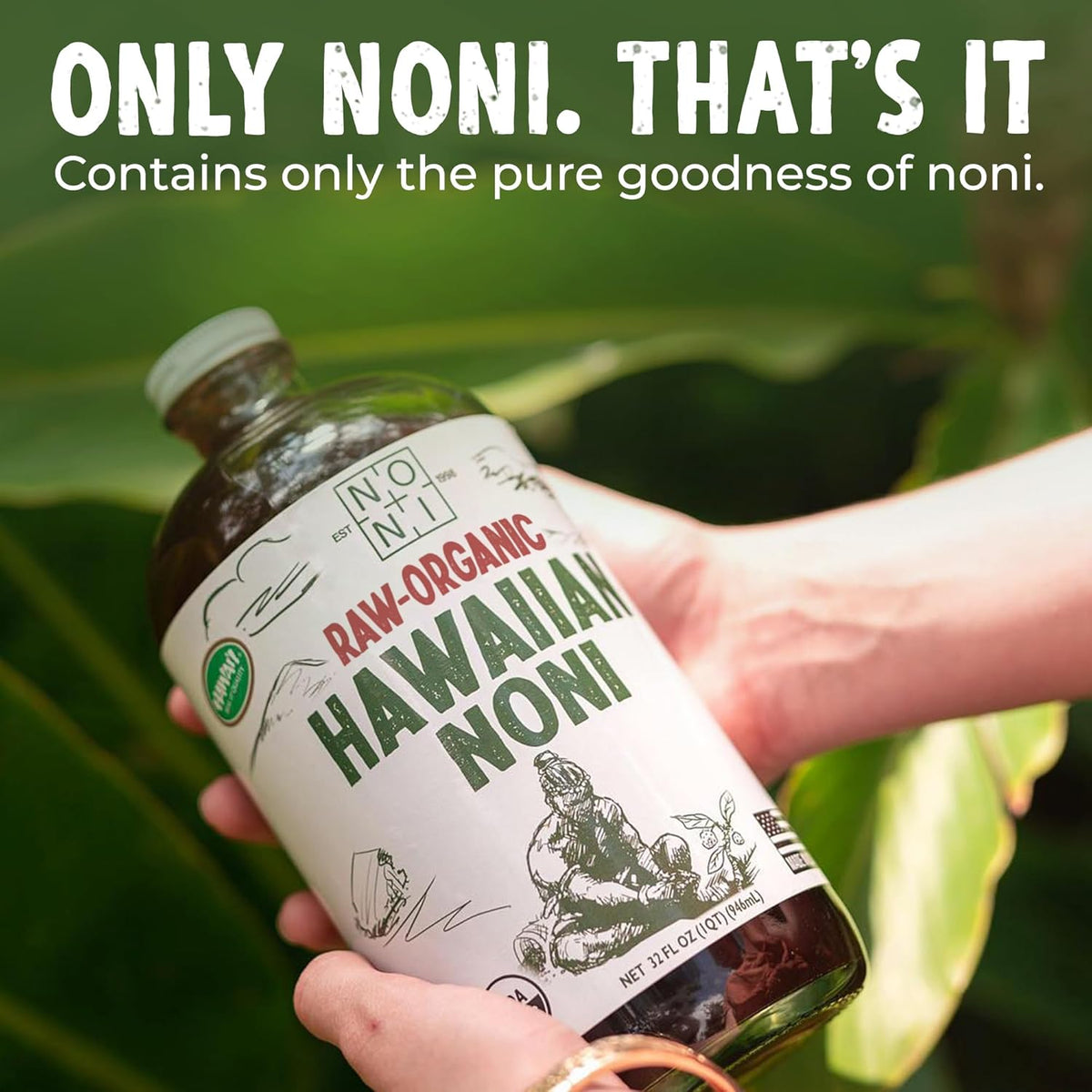 2-Pack 32oz 100% Pure Hawaiian Raw Organic Juice O2989