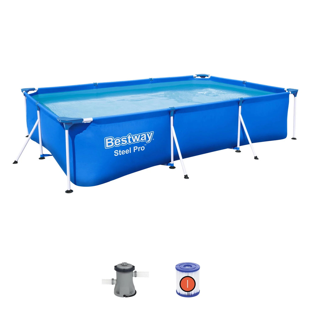 Rectangular Above Ground Swimming Pool Set S51079