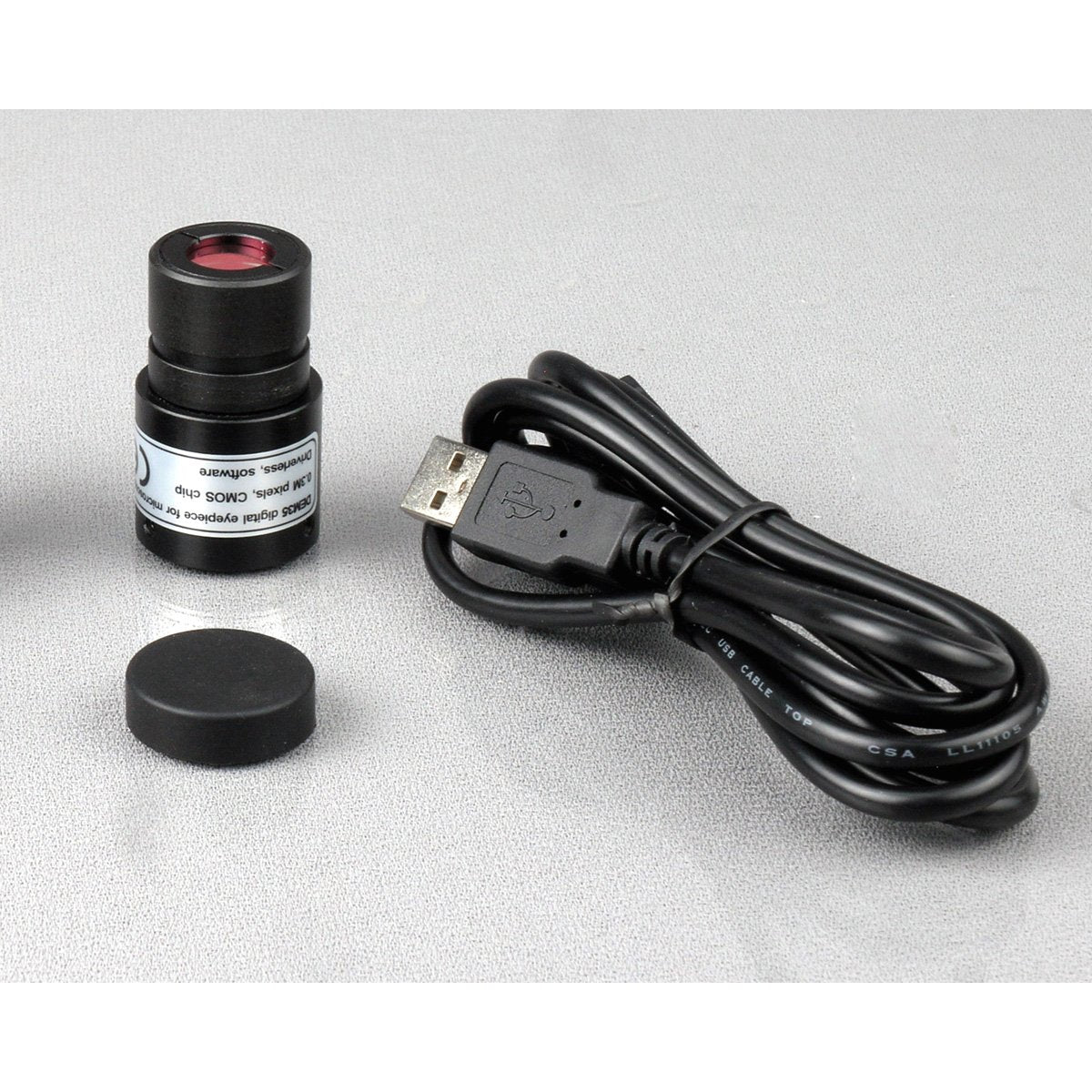 40X-1000X LED Student Microscope with 5MP USB Camera I48033