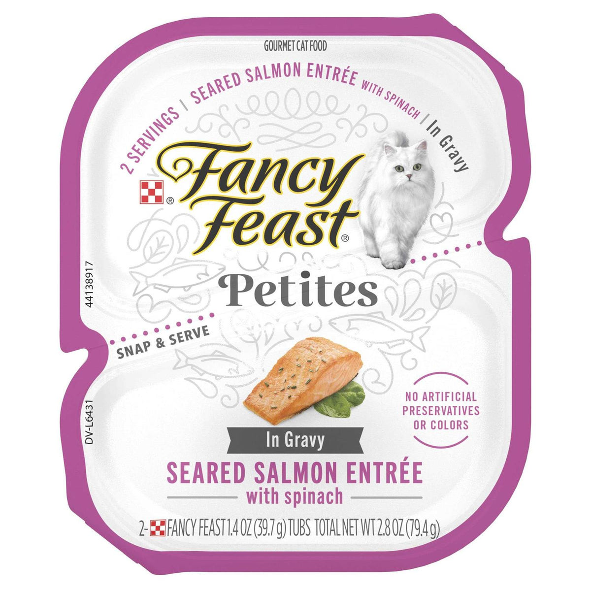 Seared Salmon with Spinach Gravy Wet Cat Food I615575