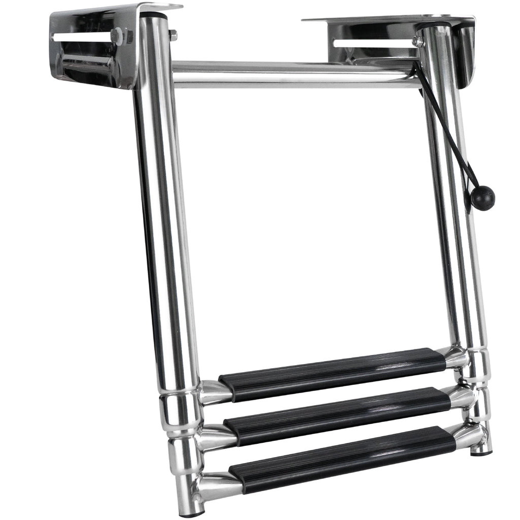 3 Step 316 Stainless Steel Telescoping Boat Ladder Y421