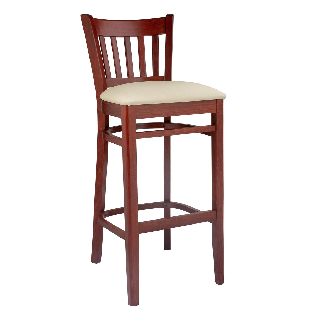 Mahogany Brown Vertical Bar Stool R87080