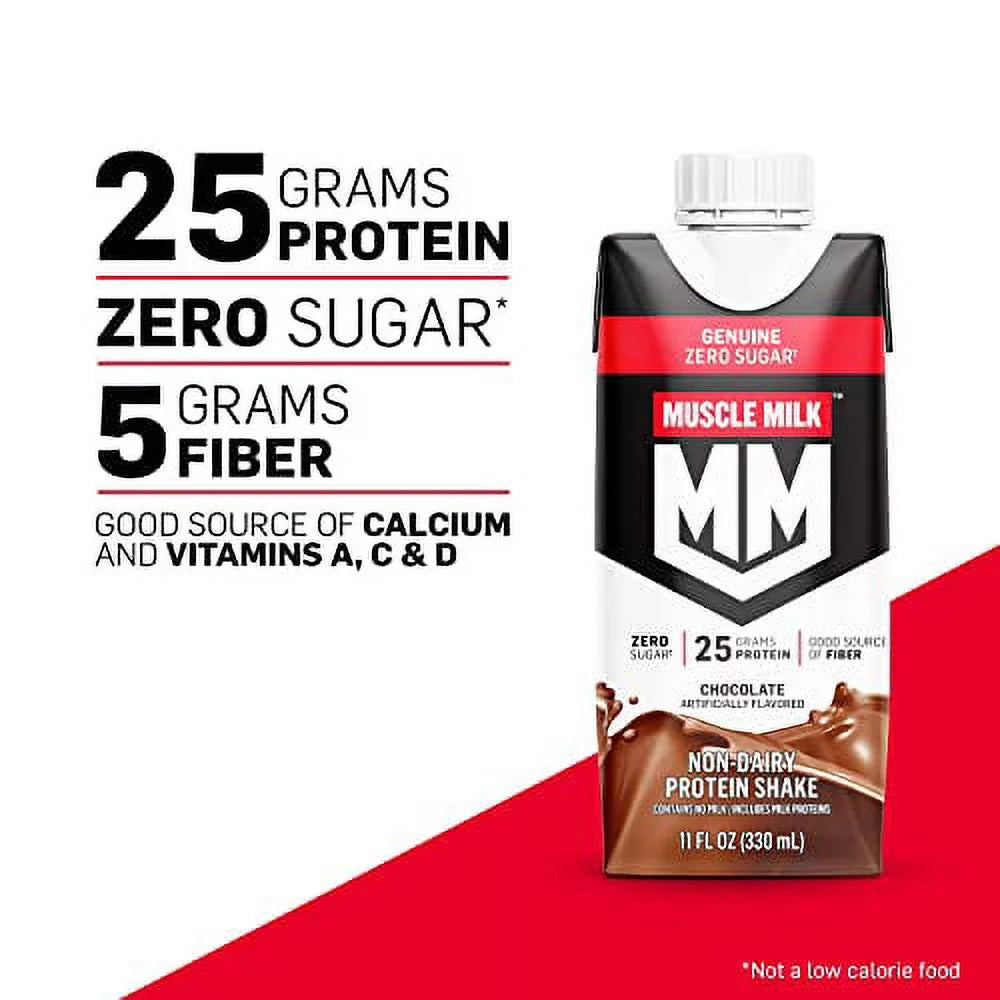 Chocolate Protein Shake 11 Fl Oz 12 Pack 25g Protein Zero Sugar O6605