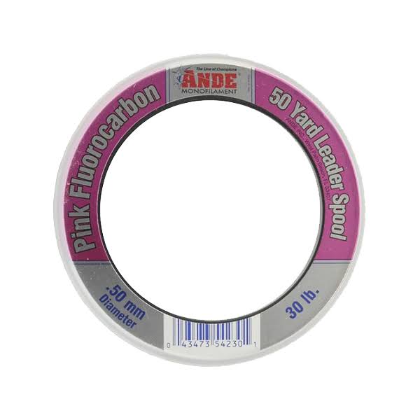 Fluorocarbon Leader Pink 80 50yd Q7137