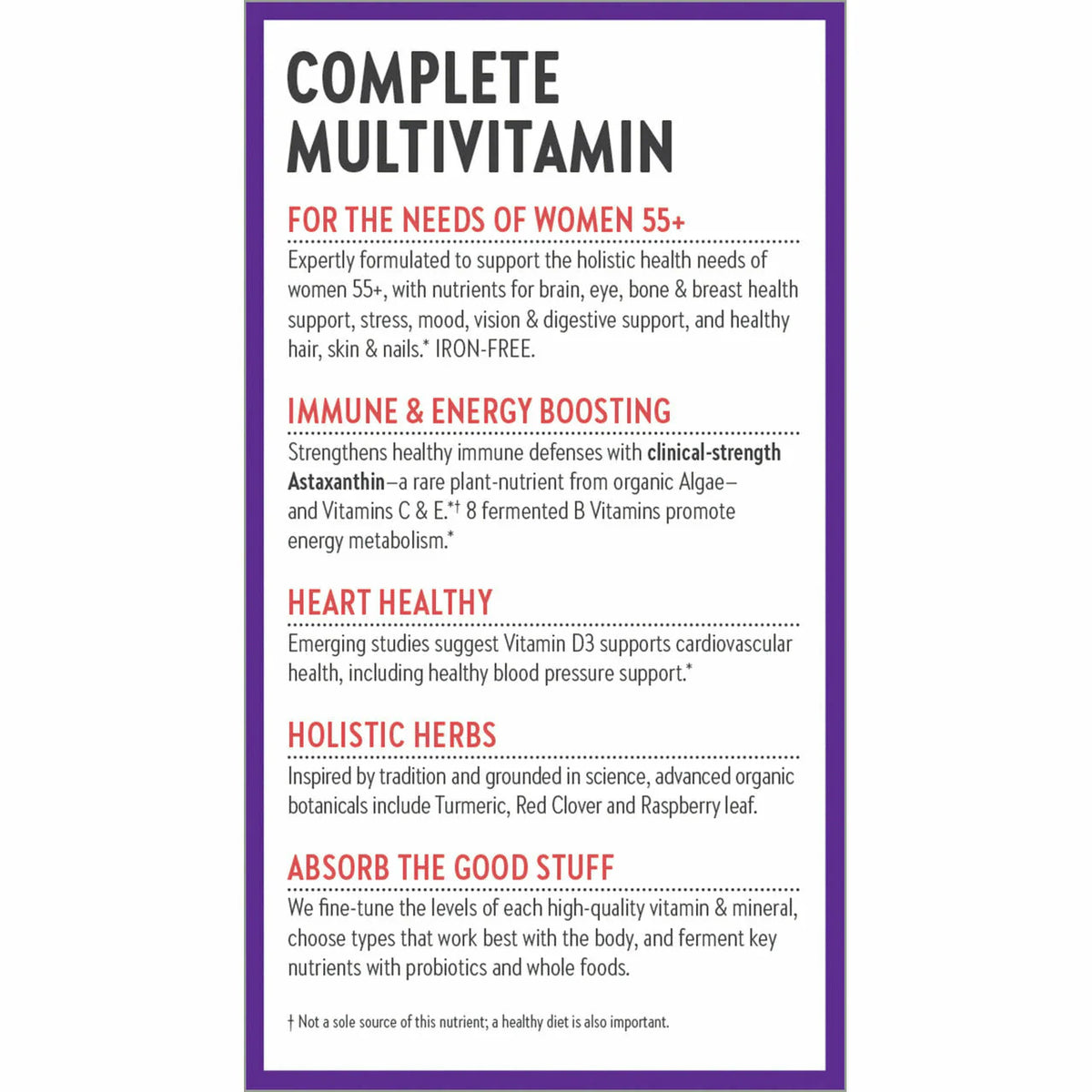 55+ Multivitamin Z798