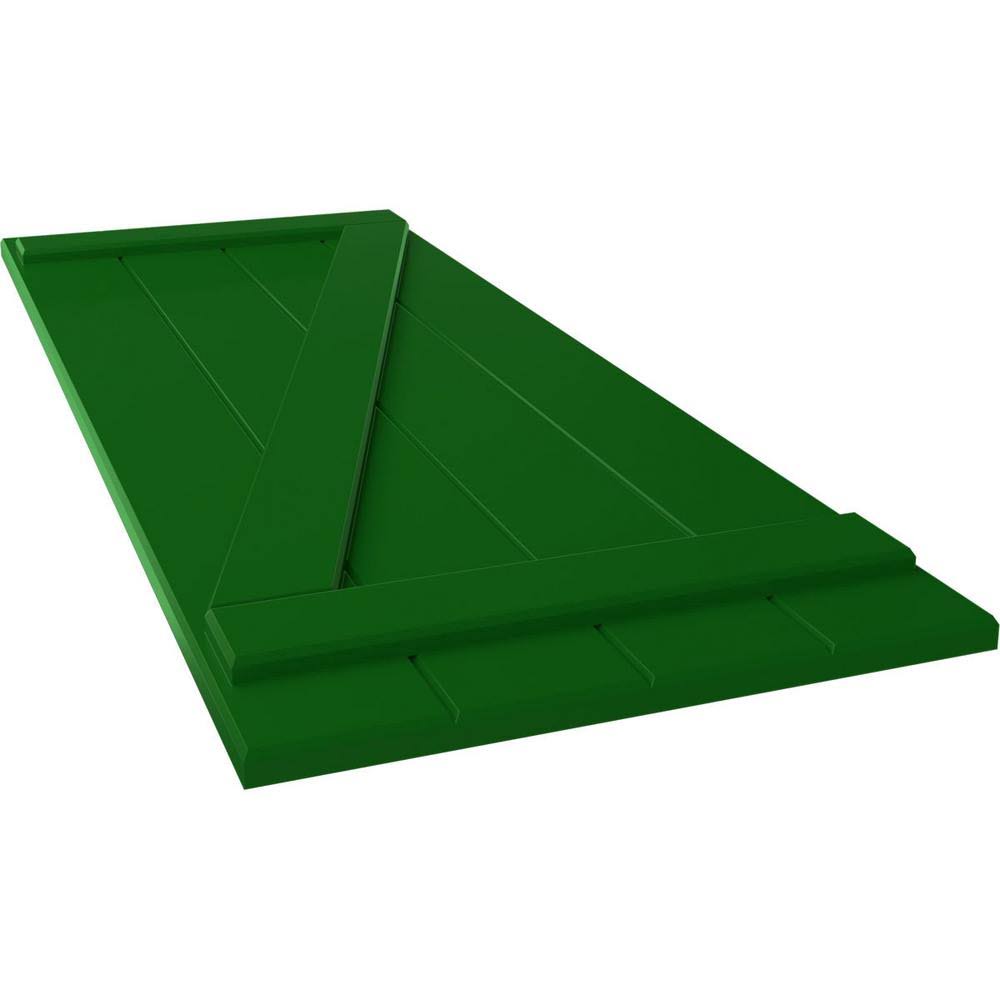 21 1/2x22W x 57x22H PVC Board-n-Batten Shutters N3027