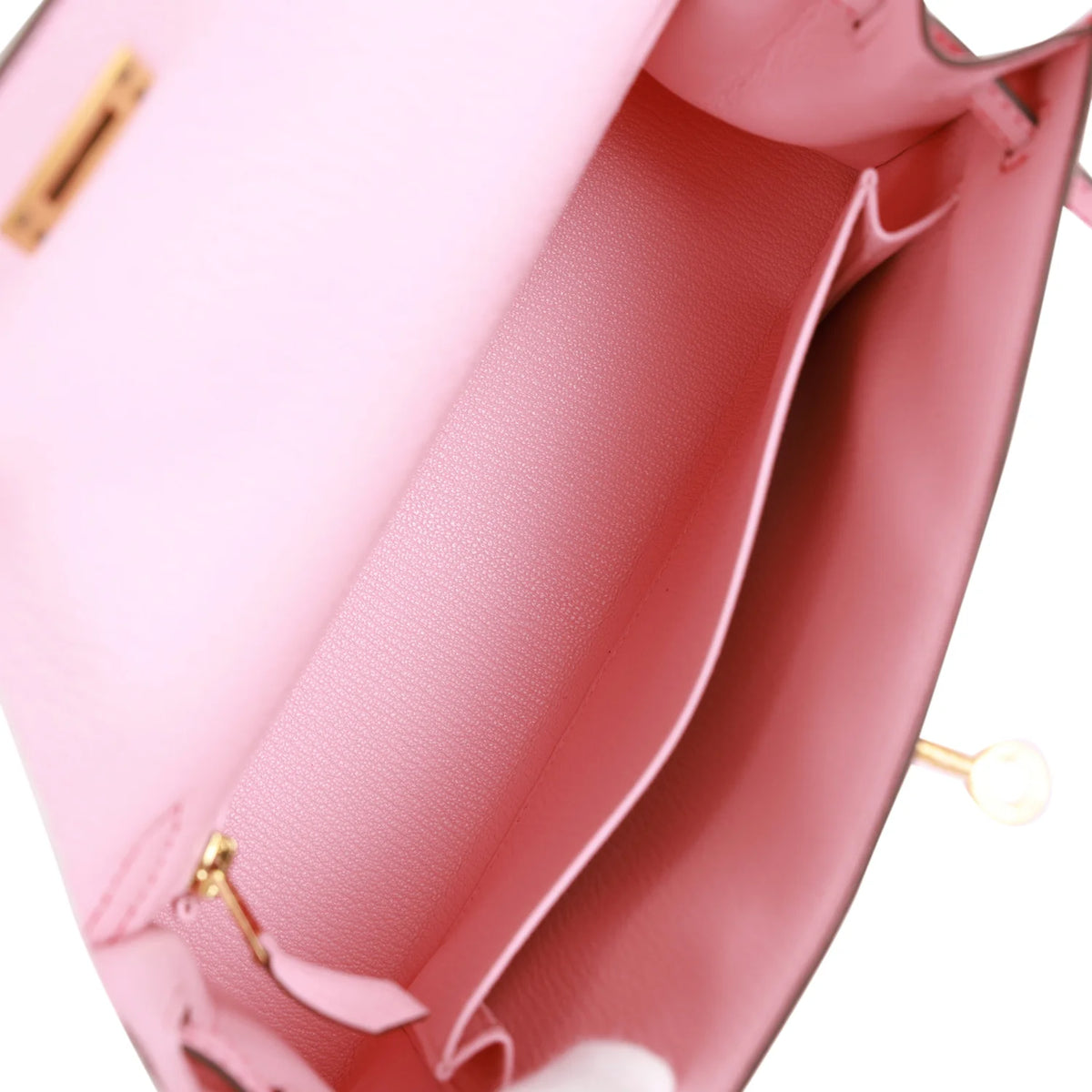 Rose Sakura Chevre 25 Kelly Sellier T145296