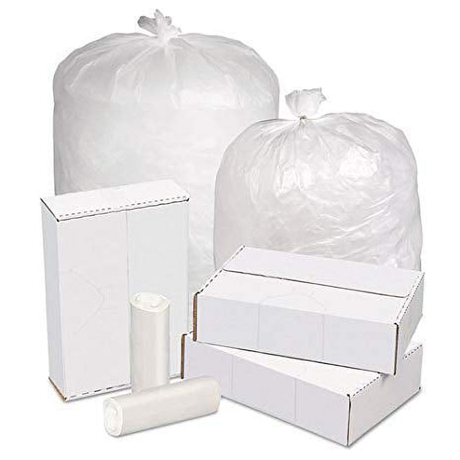 Clear 6 Micron High Density Trash Can Liner C9941
