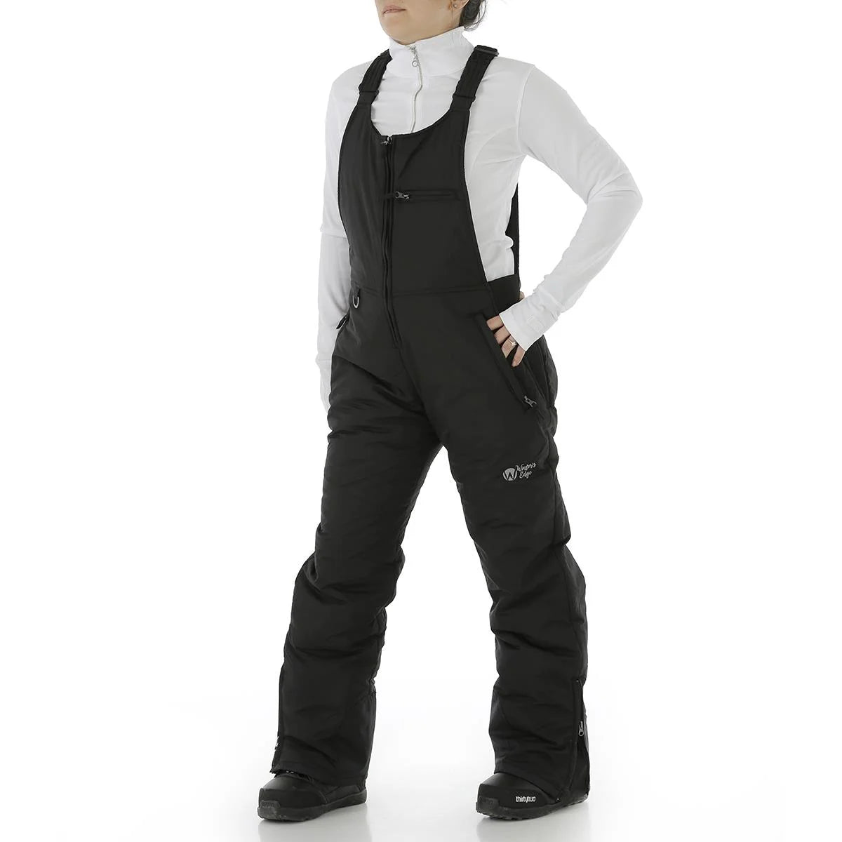 Black 3XL Snow Bib E472