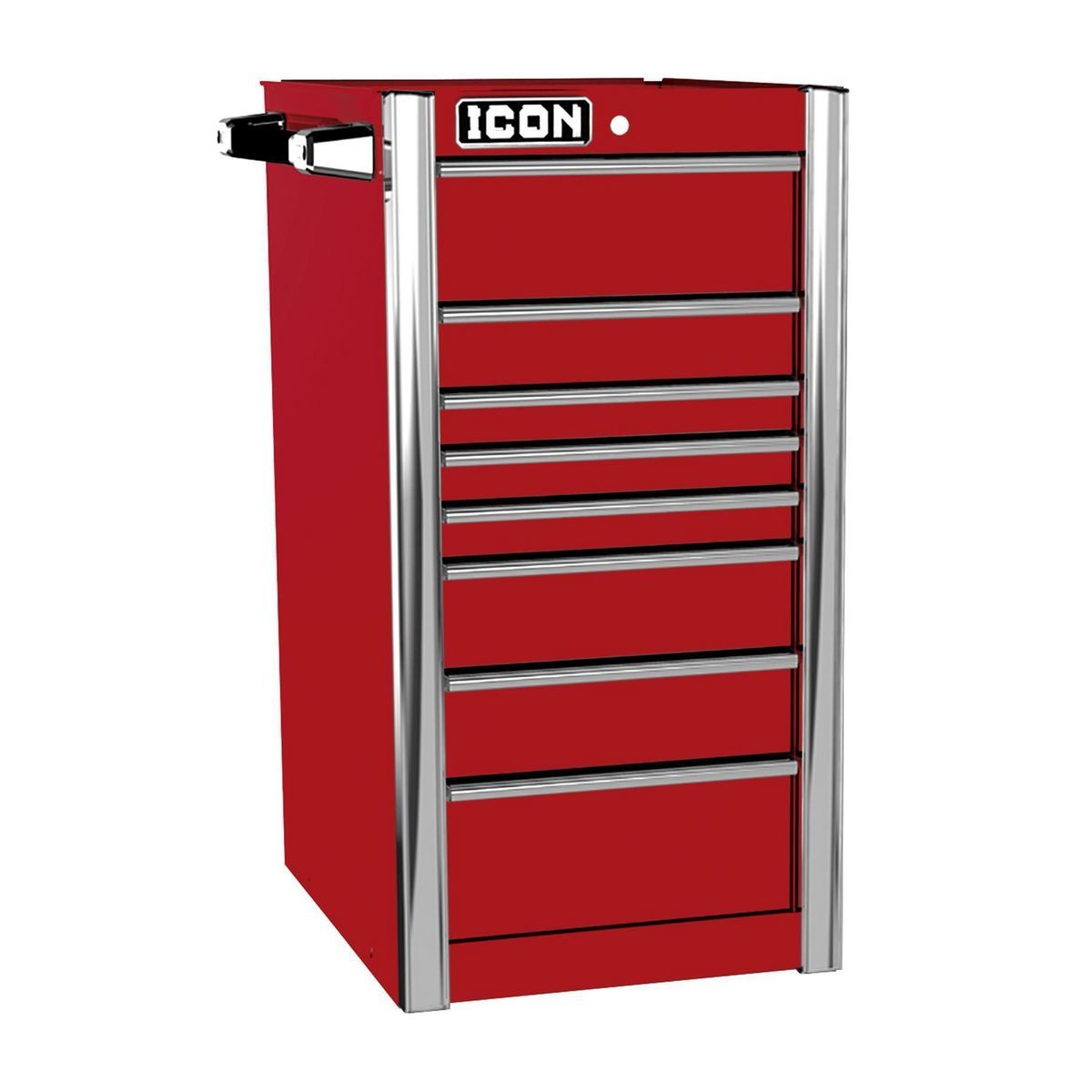 19 in. End Cab, Red X182391