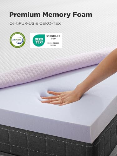 3 Inch Gel Memory Foam Mattress Topper Queen R31688