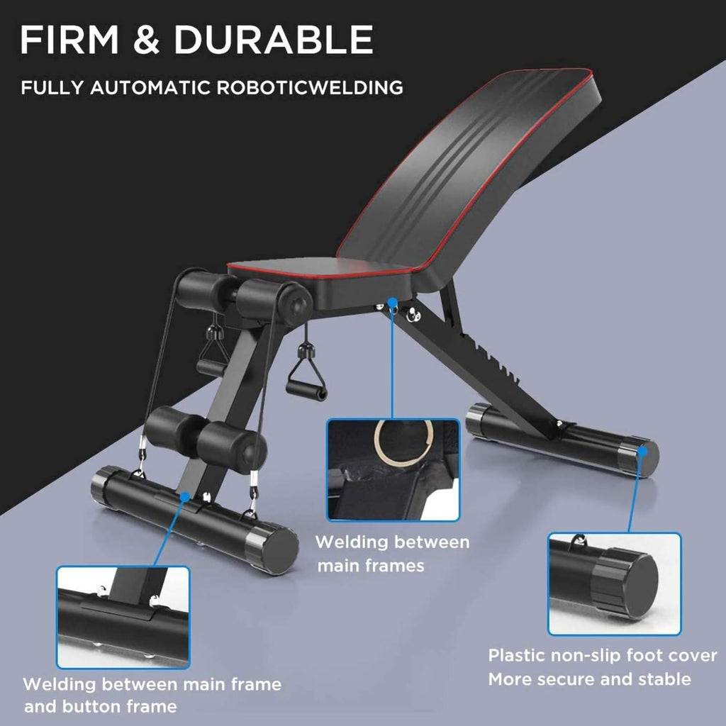 Folding Adjustable Weight Bench I361925
