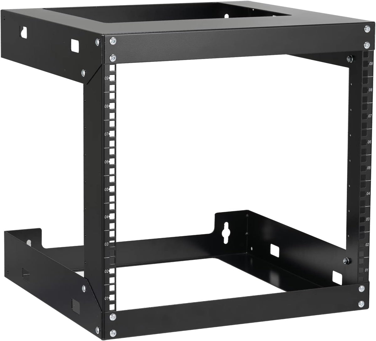 Wall Mount Rack 19 Inch Server Network Cabinet Black B5515