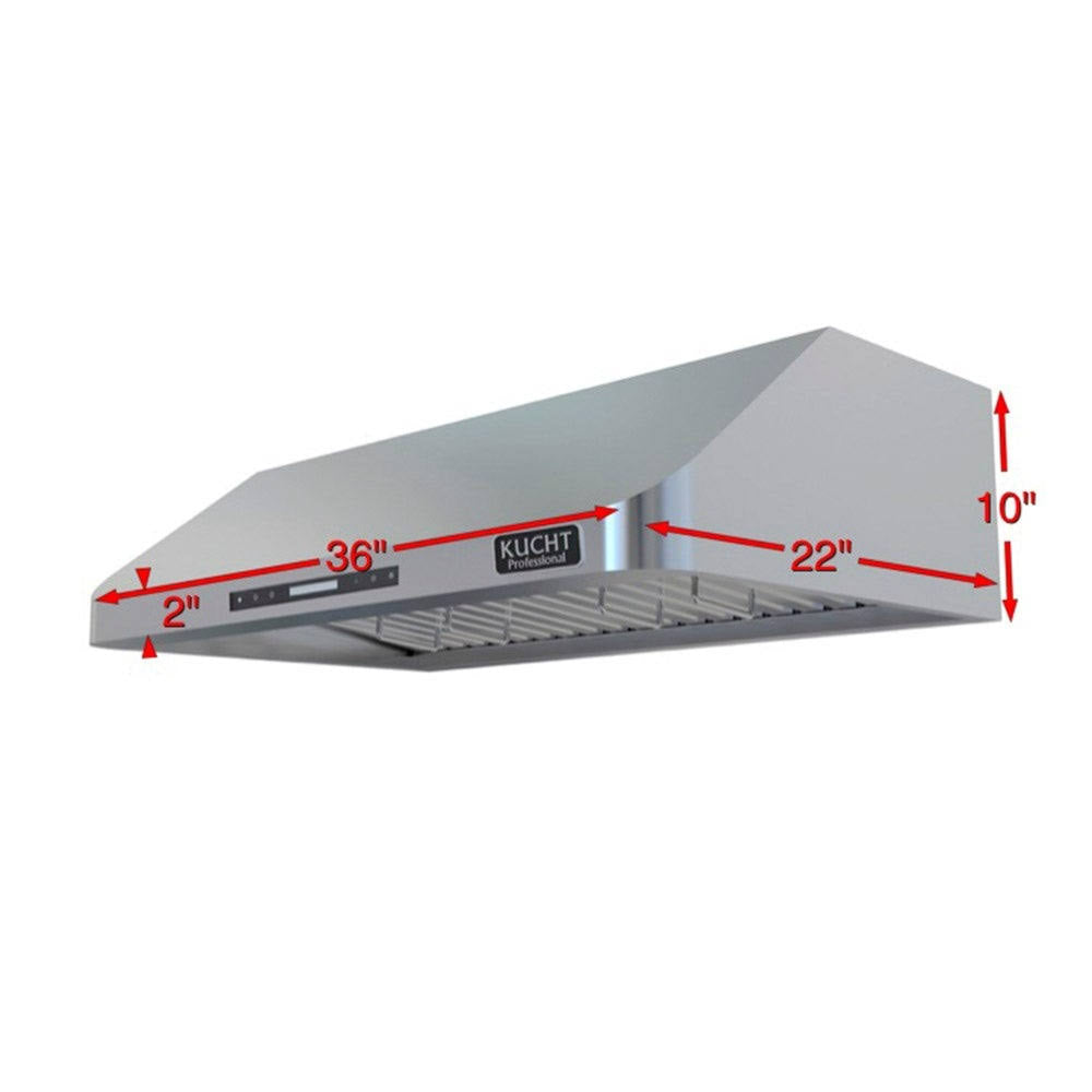 36 in. Under Cabinet Range Hood 900CFM Stainless Steel K365988