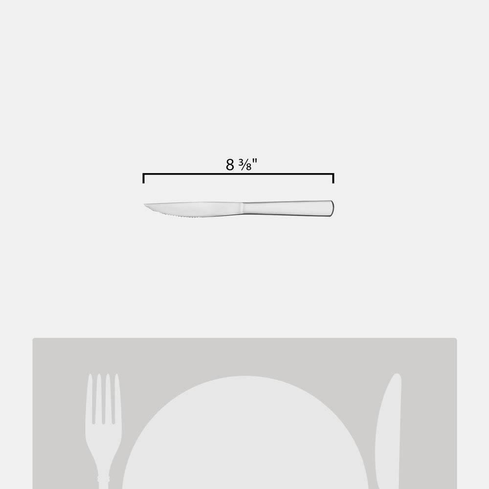 Stainless Steel Steak Knife with Solid Handle A717330