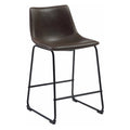 Transitional Contoured Counter Height Stool - Set of 2 L526853