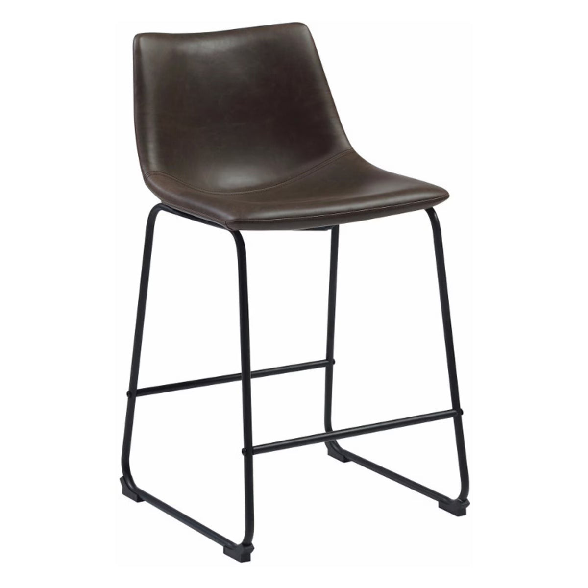 Transitional Contoured Counter Height Stool - Set of 2 L526853