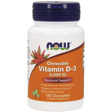 Vitamin D3 5000 IU Mint Chewables 120 lozenges R506