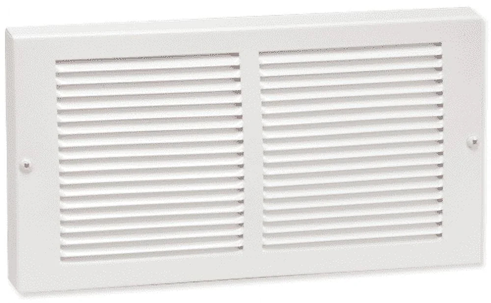 Imperial White Steel Rectangular Baseboard Return Grille V305