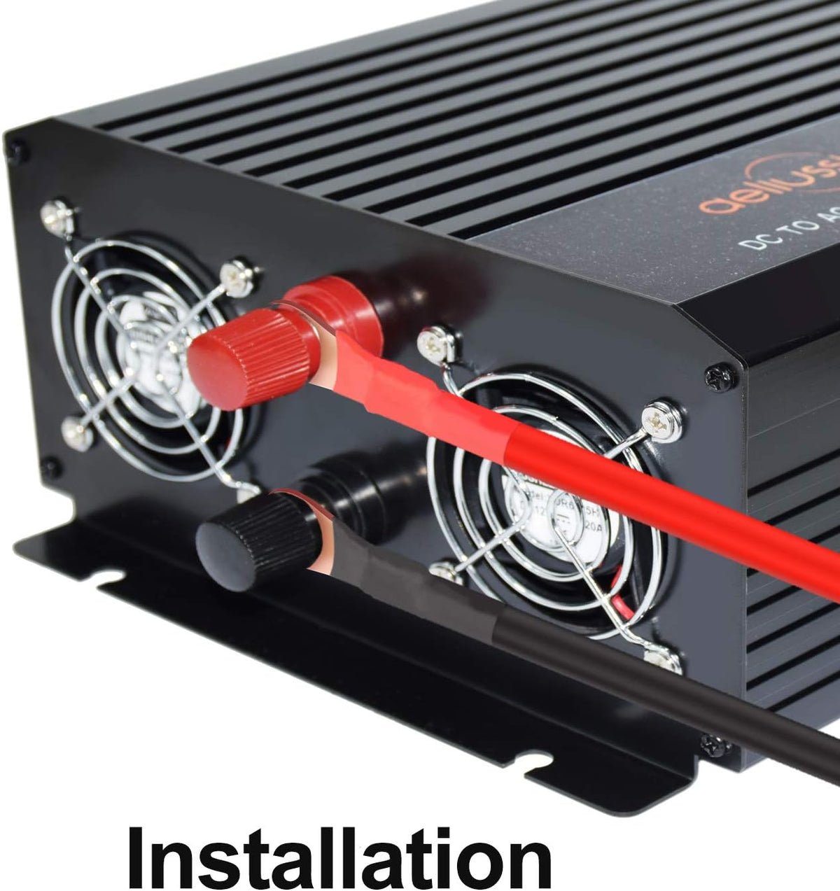 1500 Watt Pure Sine Wave Power Inverter 12V DC to AC 110V 120V with LCD Display Remote Switch H681