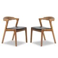 Black PU Leather Dining Chair (Set of 2) G69705