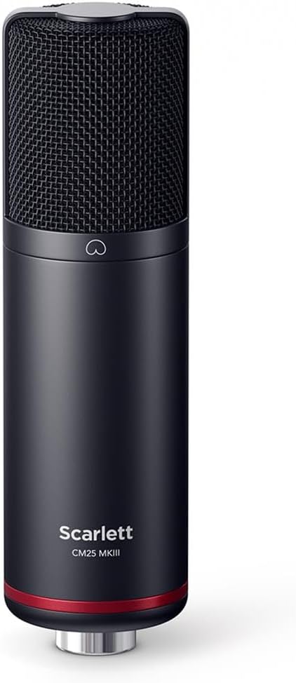 USB Audio Interface with CM25 Condenser Microphone and SH-450 Headphones H196
