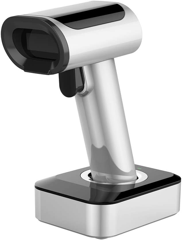 Bluetooth Wireless USB Wired Barcode Scanner with Stand Base J6498