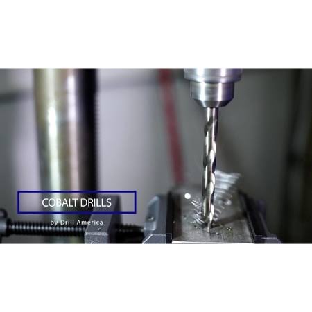 35/64 Cobalt Steel Taper Length Drill Bit L309114