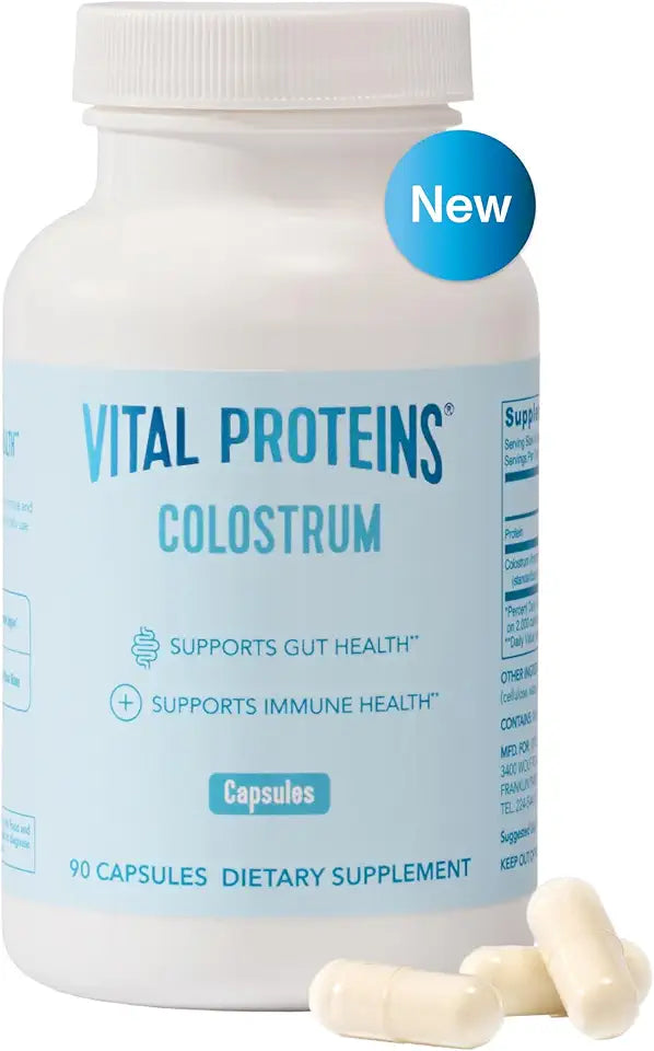 Bovine Colostrum Supplement 90 Capsules Unflavored X891662