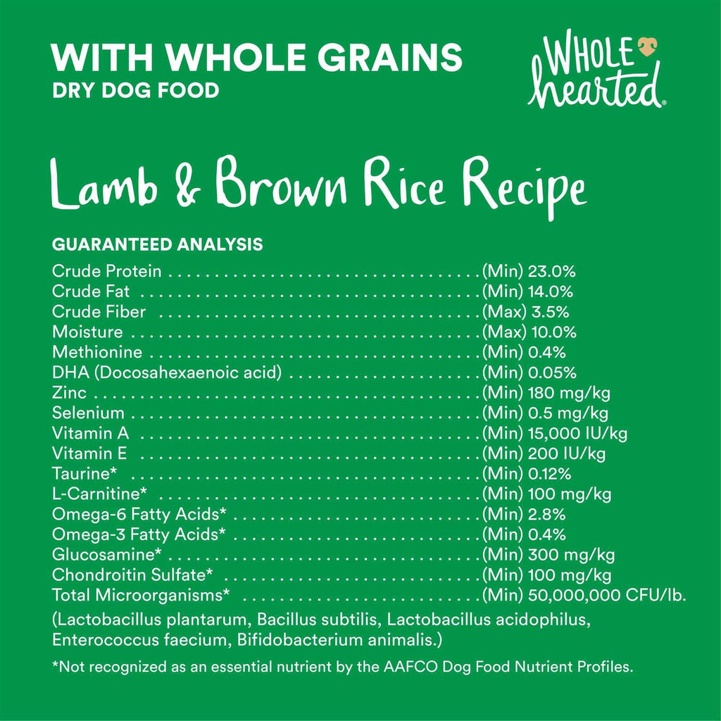 Lamb & Brown Rice Recipe Dry Dog Food D24060