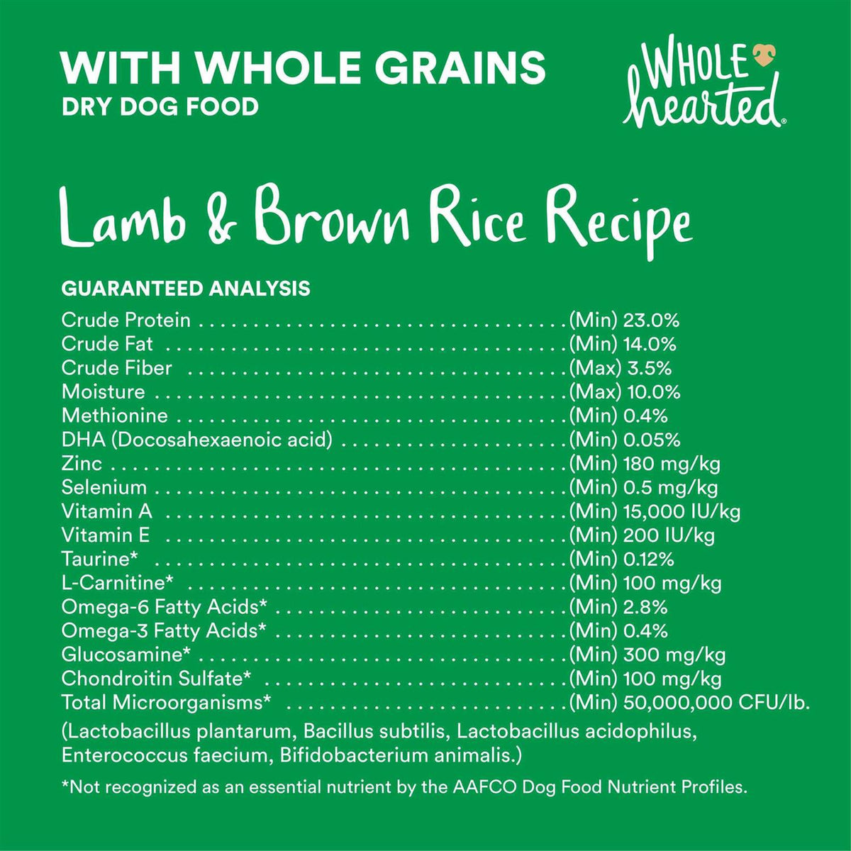 Lamb & Brown Rice Recipe Dry Dog Food D24060