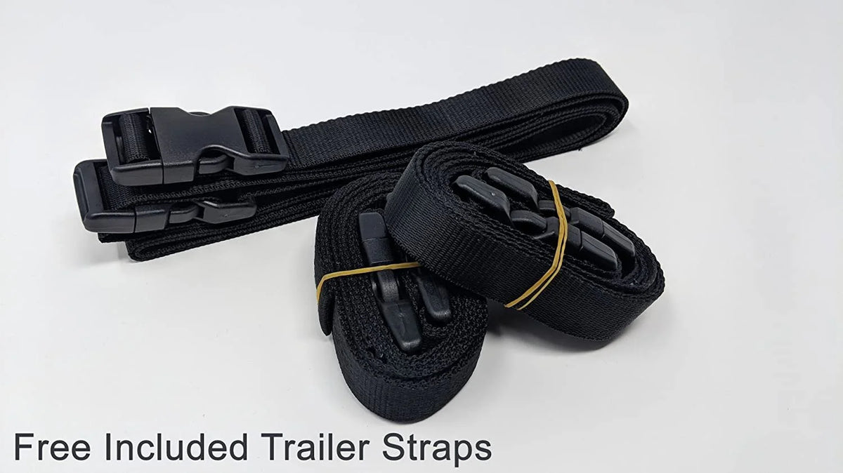 Blue/Black Jet Ski Cover with Trailer Straps and Storage Bag K716