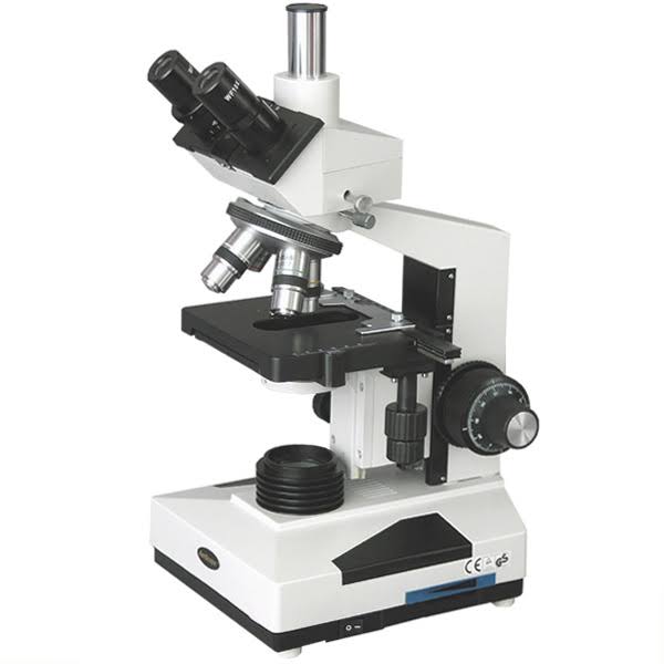 Compound Trinocular Microscope with WF10x WF16x WF20x Eyepieces 40X-2000X Magnification O1142